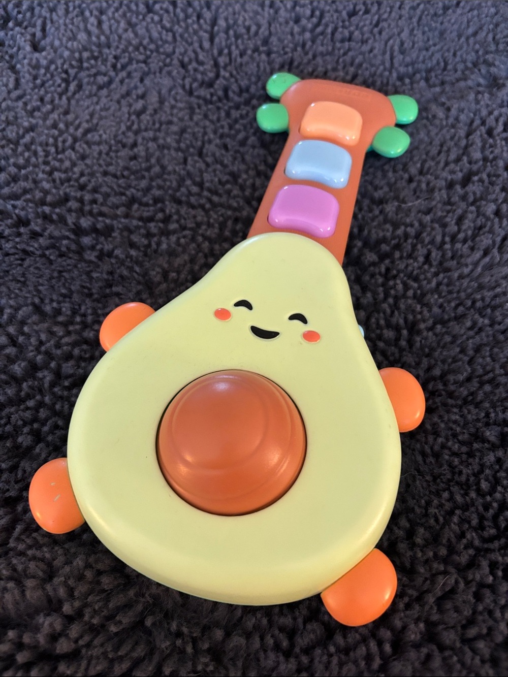 Skip Hop Avocado Musical Toy - Yellow, Orange & Green